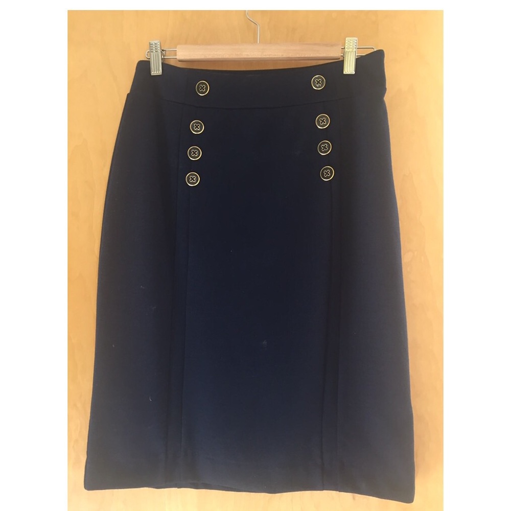 Banana Republic Navy Sailor Style Skirt Size 4